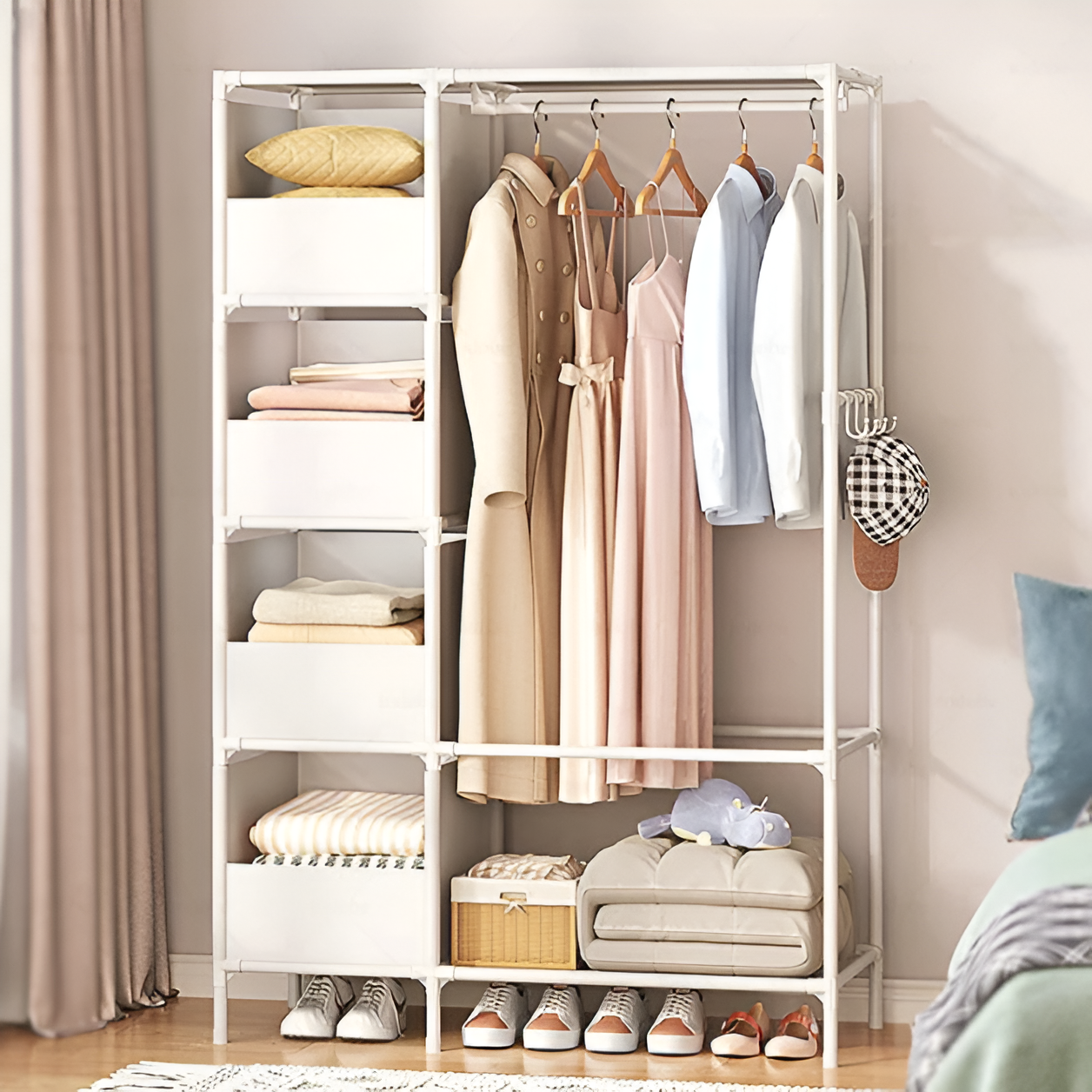 Perchero Colgador Organizador Estante Ropa