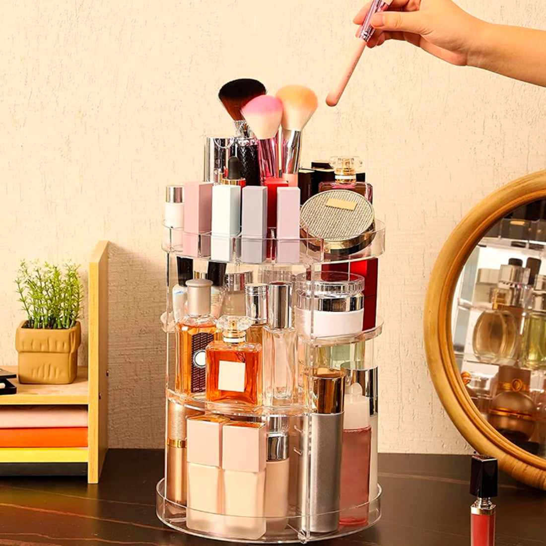 Organizador cosmético 360° premium