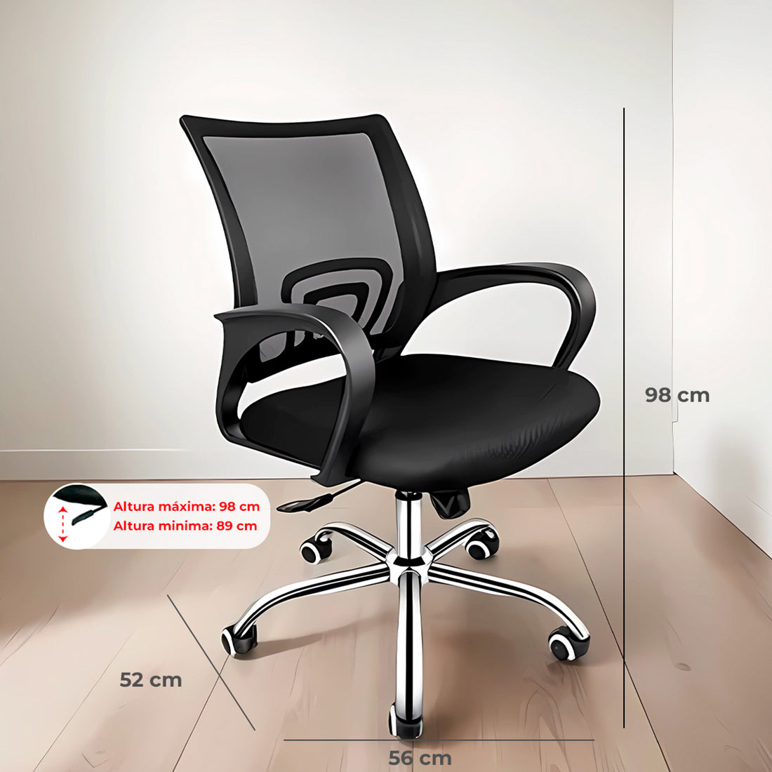 SILLA DE OFICINA ERGONÓMICA